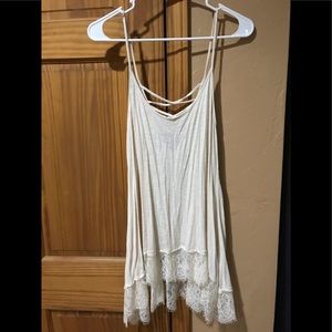 Cream tank top